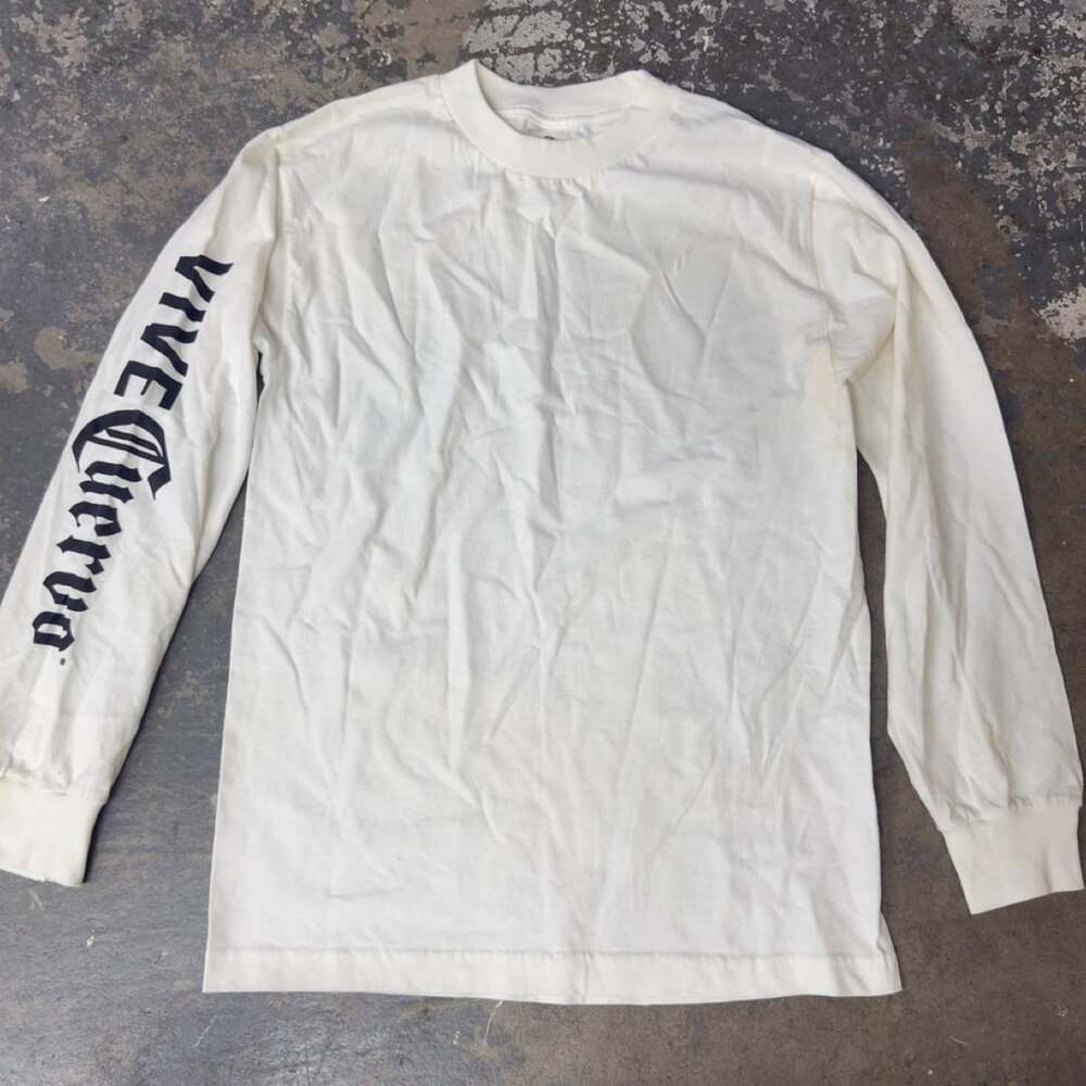 Alstyle Vive Cuervo Long Sleeve T-Shirt Size S White